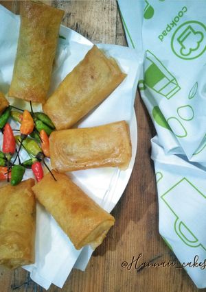 Foto resep Lumpia kering isi Bihun Ebi Pedas
