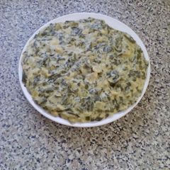 A picture of Creamed Spinach.