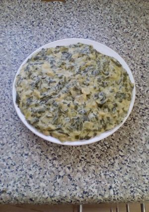 A picture of Creamed Spinach.