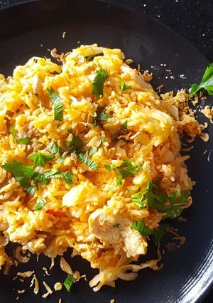 Foto resep Nasi Goreng Ayam & Bakso sapi