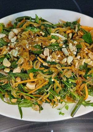 Hình của món Gỏi rau muống, tép.