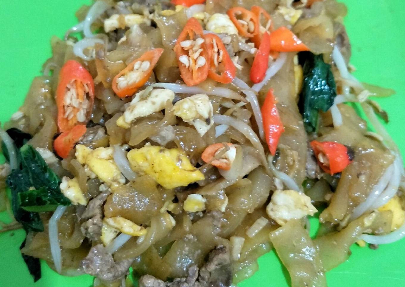 Kwetiaw Goreng Enak dan Mudah