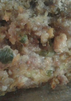 Una foto de Pan de carne con verduritas