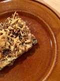 Sformato di farro, funghi e zucchine