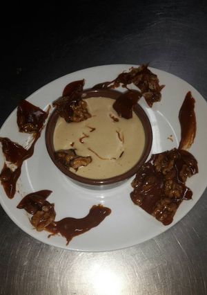 Una foto de Zabaione con frutos secos