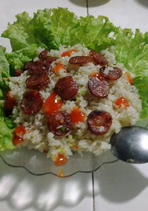 Hình của món Cơm chiên đồng tiền. ^_^.