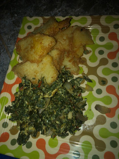 A picture of Golden yam and vegetables egg sauce.