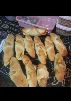 عکسی از دستور پیراشکی به شکل کروسان🥐