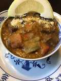 California Farm Red Lentil and Pork Stew