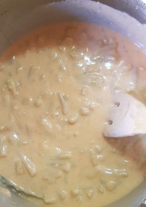 Zöldbabfőzelék recept fotója