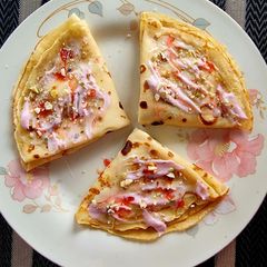 A picture of Fruit Yogurt Crepes.