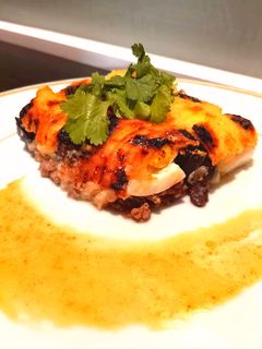 Una foto de Pastel de Polenta