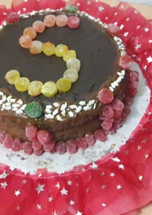 Una foto de Torta con gomitas