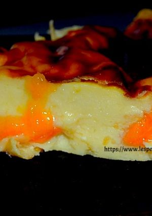Une photo de Flan pâtissier aux abricots