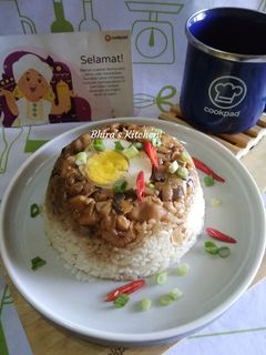 Foto resep Nasi Tim Ayam Jamur