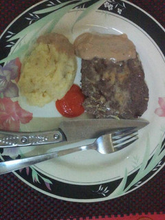 Foto resep Steak with mashed potato enak, murah, bergizi