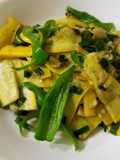 Quick Sauté: Shishito with yellow squash