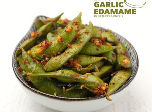 Foto resep Spicy Garlic Edamame