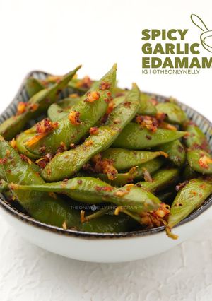 Foto resep Spicy Garlic Edamame
