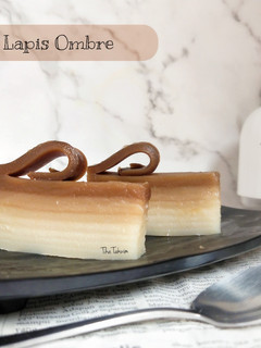 Foto resep Kue pepe Ombre A.k.a Kue lapis Bahan simple