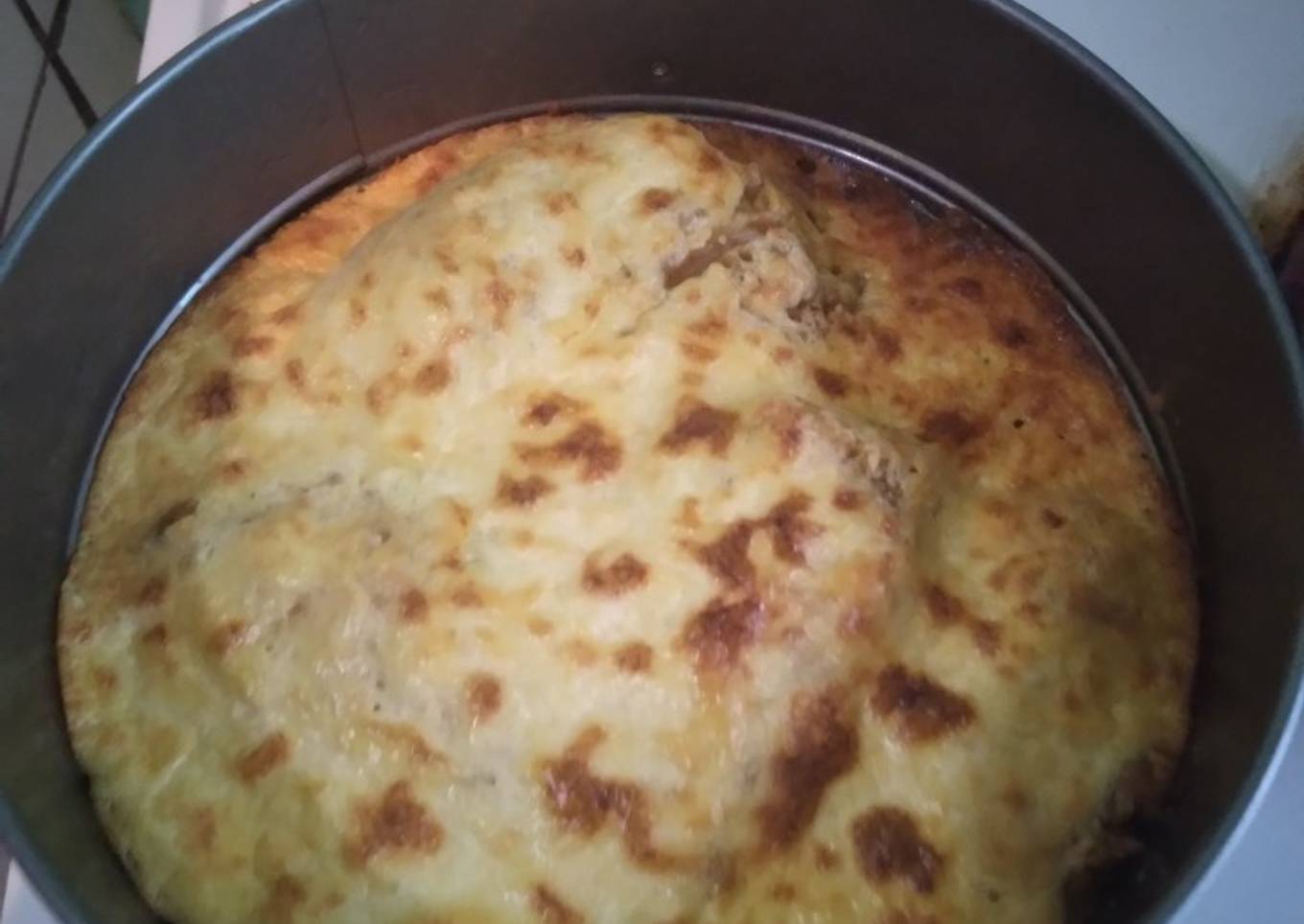 Pechuga empanizada 3 quesos al horno