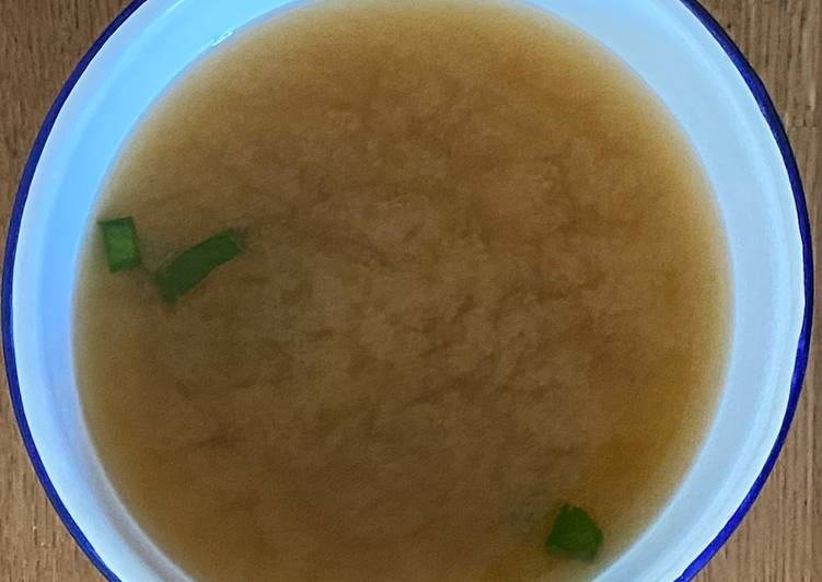 Steps to Prepare Quick Miso soup