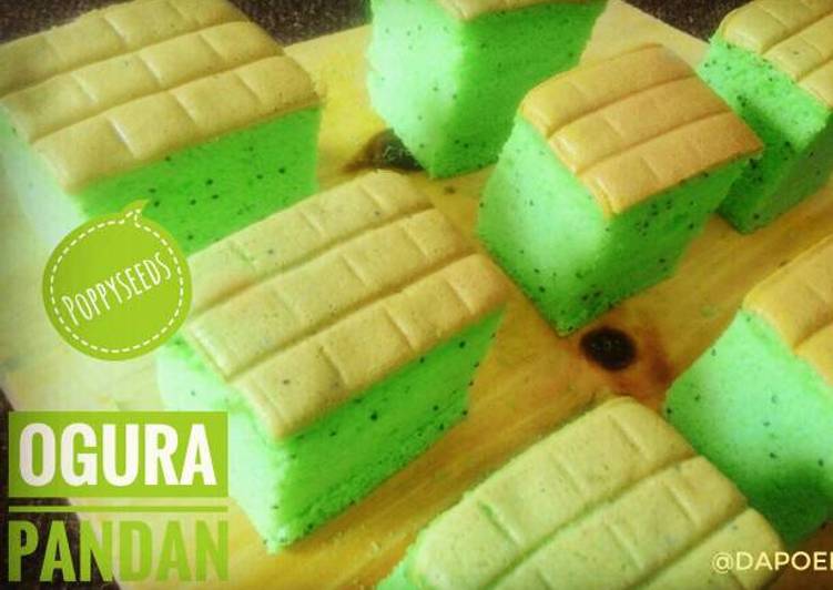 Langkah Mudah untuk Menyiapkan Ogura pandan poppyseeds Resep Mba tintin rayner Anti Gagal