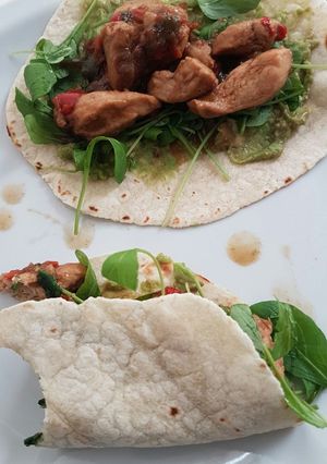 Una foto de Fajitas de pollo
