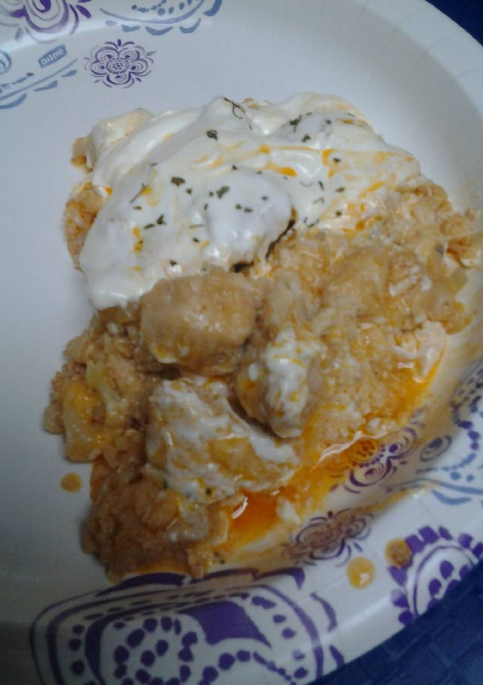 A picture of Buffalo Chicken Casserole.