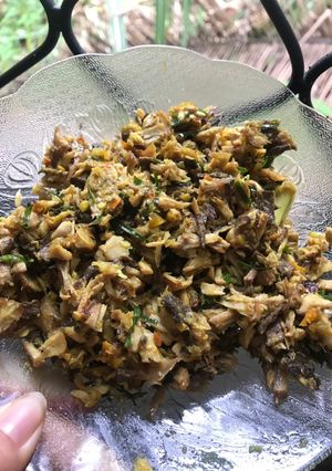 Foto resep Tongkol suwir bumbu kunyit