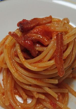 Foto de Macarrão a Amatriciana