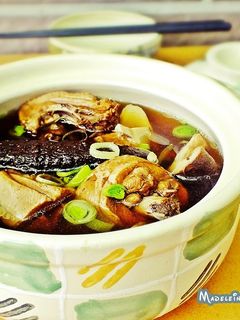 老菜脯香菇雞湯 的食譜成品照片