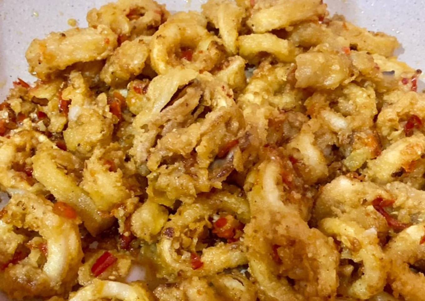 Cumi cabai garam no ribet