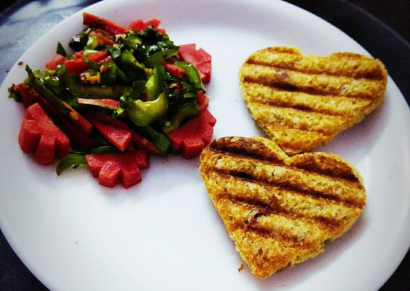 Oil free Hung curd Sandwich
