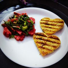 A picture of Oil free Hung curd Sandwich.