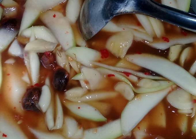 Resep Asinan mangga muda campur salak, Lezat Sekali