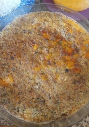 Una foto de Pastel o Cuajao de cazón Venezolano