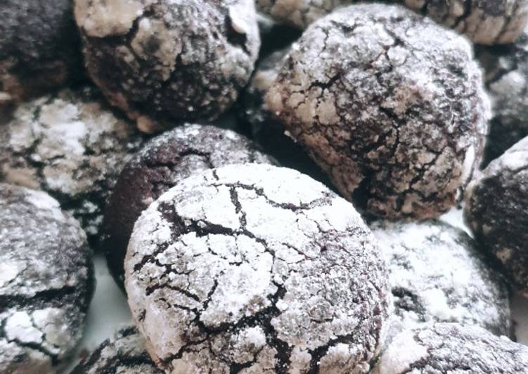 Choco Crinke Cookies