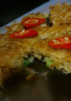 Foto resep Omlet Mie (Martabak Mie)