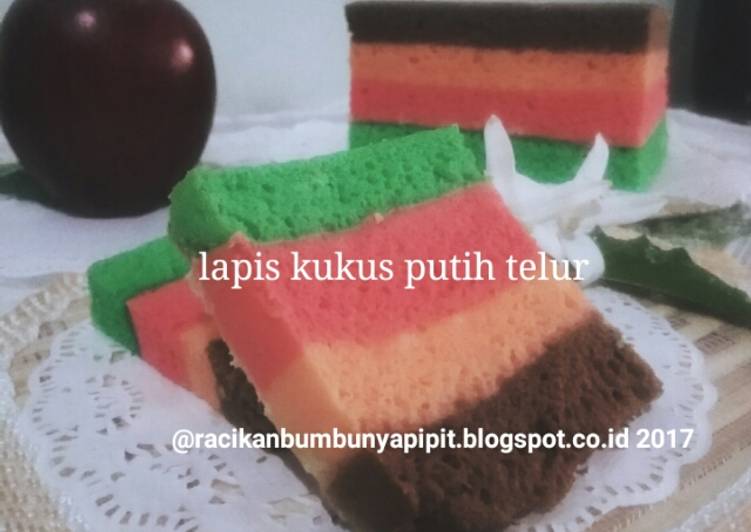 Resep Lapis Kukus Putih Telur