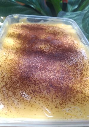 Foto resep Tiramisu custard Puding