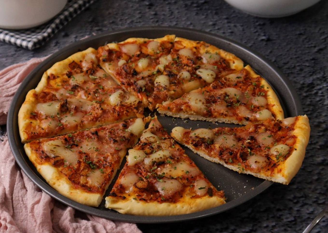 Chicken Bolognese Pizza