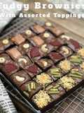 Fudgy Brownies - With Assorted Toppings