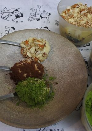 A picture of Easy Tofu Tiramisu.