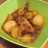 Semur ayam, telur, kentang manis & gurih