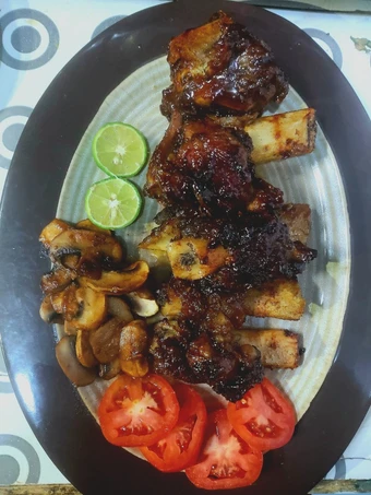 Cara Gampang Menyiapkan Resep Iga bakar madu anti liat tanpa dipresto yang Lezat Sekali