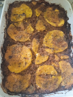 Una foto de Pastel de carne con calabaza 🎃