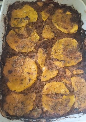 Una foto de Pastel de carne con calabaza 🎃
