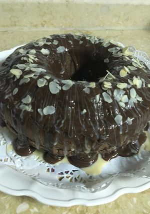 صورة لوصفة كيكة الشوكلاتة بالجلكسي