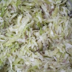 Fried cabbage A picture of Fried cabbage.